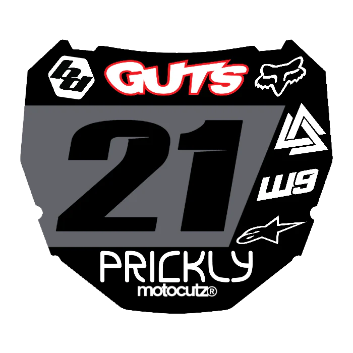 CUSTOM ODI NUMBER PLATE DECAL