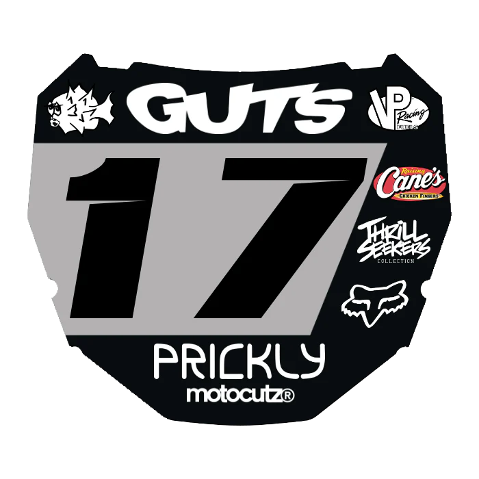 CUSTOM ODI NUMBER PLATE DECAL
