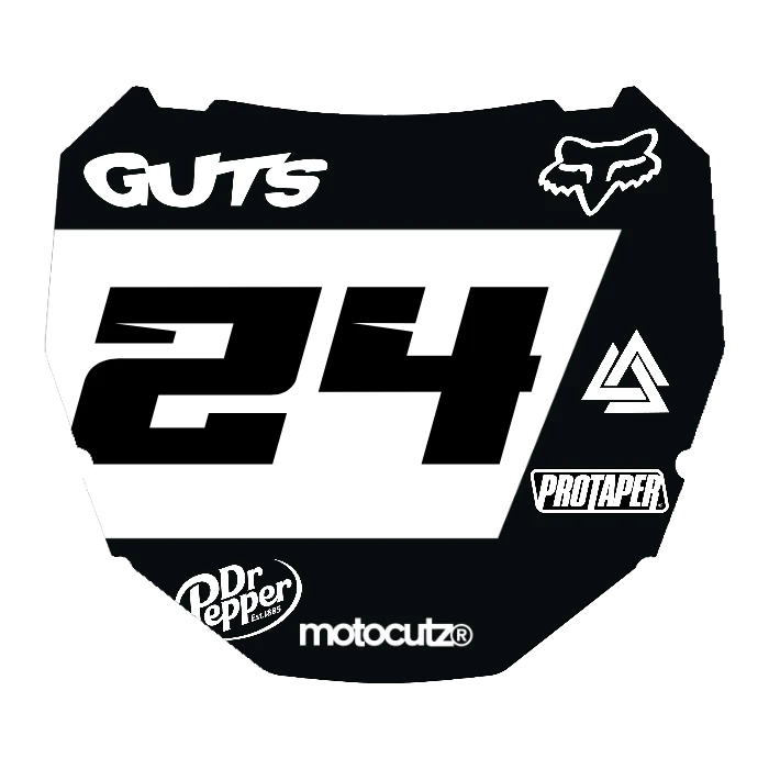 CUSTOM ODI NUMBER PLATE DECAL