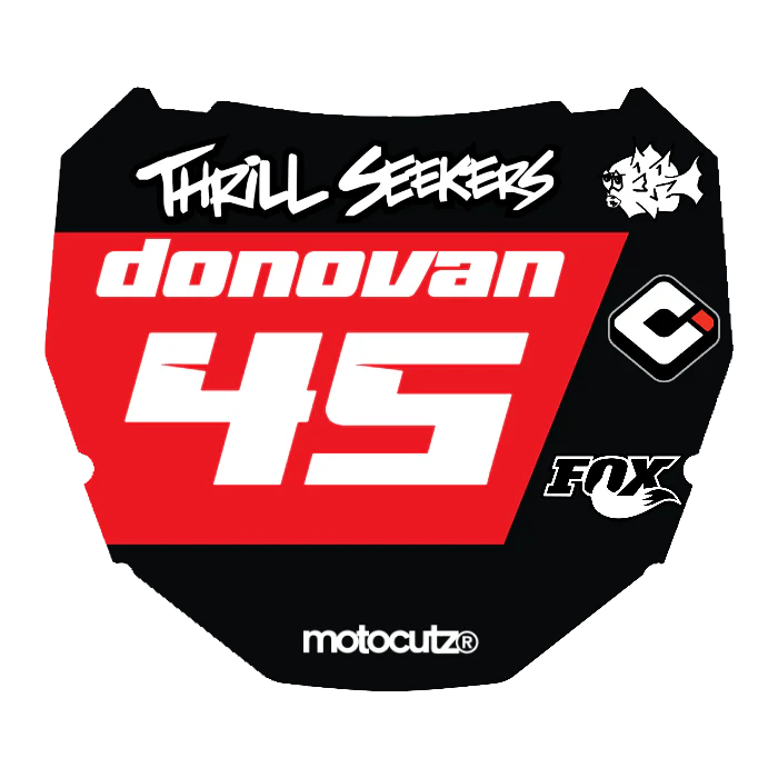 CUSTOM ODI NUMBER PLATE DECAL