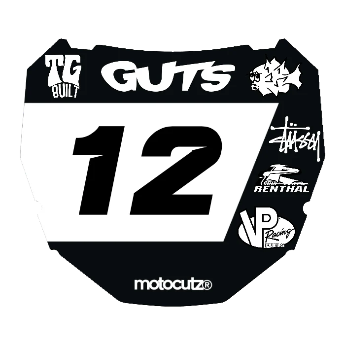 CUSTOM ODI NUMBER PLATE DECAL