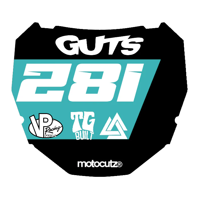 CUSTOM ODI NUMBER PLATE DECAL