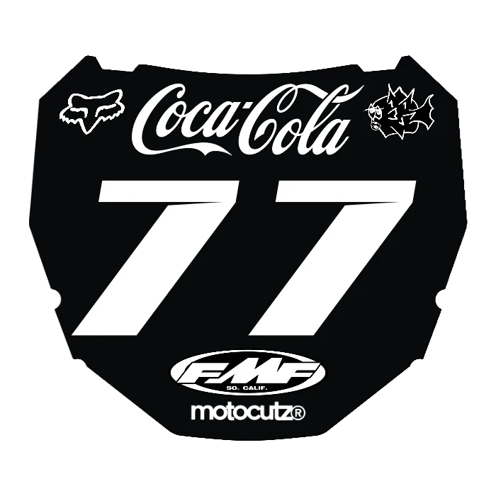 CUSTOM ODI NUMBER PLATE DECAL