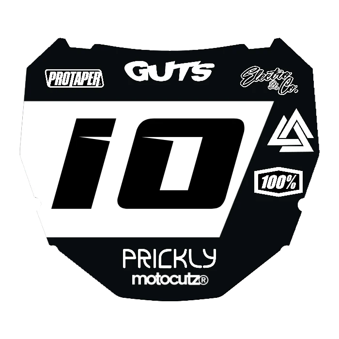 CUSTOM ODI NUMBER PLATE DECAL