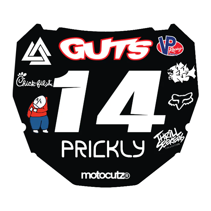 CUSTOM ODI NUMBER PLATE DECAL