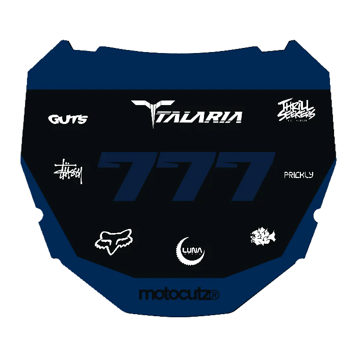CUSTOM ODI NUMBER PLATE DECAL