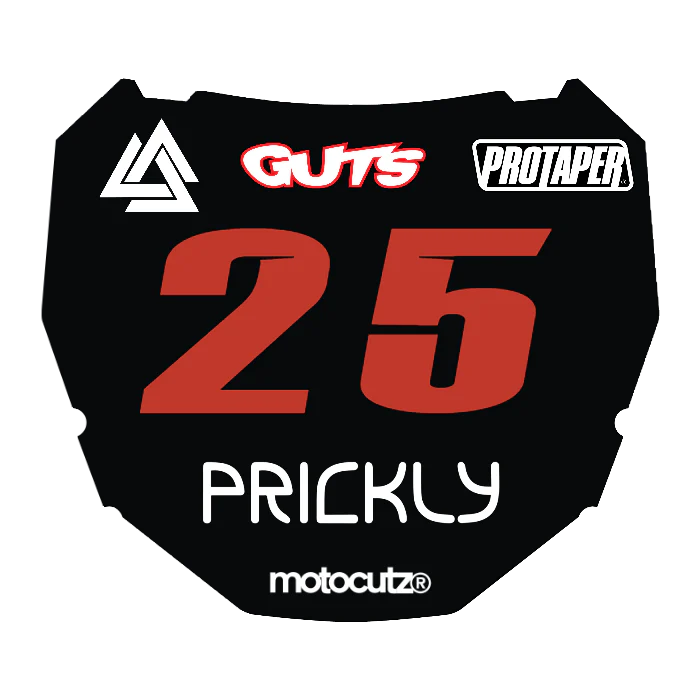 CUSTOM ODI NUMBER PLATE DECAL
