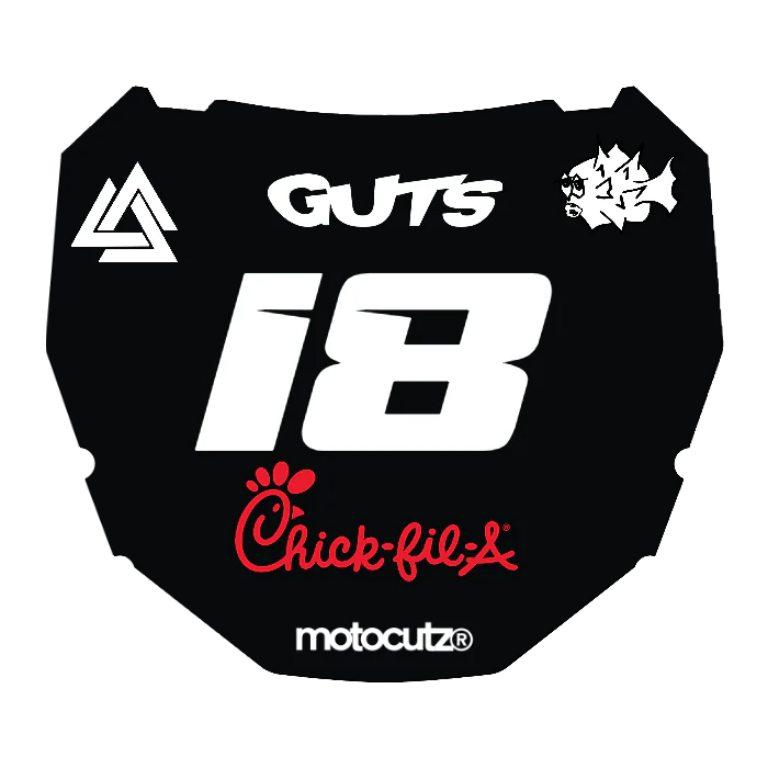 CUSTOM ODI NUMBER PLATE DECAL
