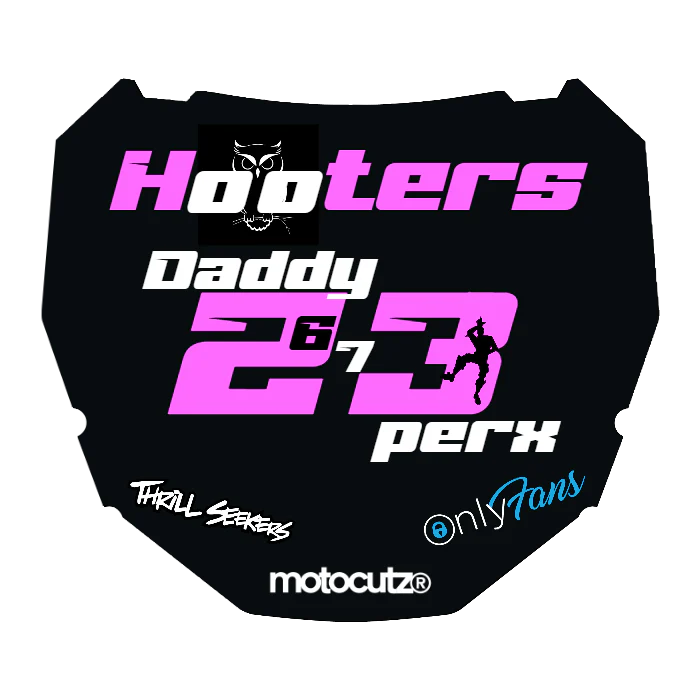 CUSTOM ODI NUMBER PLATE DECAL