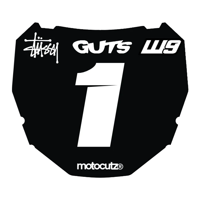 CUSTOM ODI NUMBER PLATE DECAL