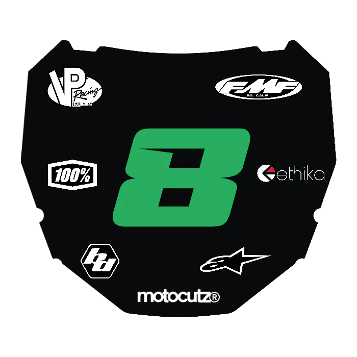 CUSTOM ODI NUMBER PLATE DECAL