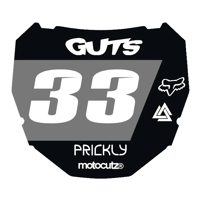 CUSTOM ODI NUMBER PLATE DECAL
