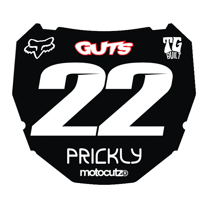 CUSTOM ODI NUMBER PLATE DECAL