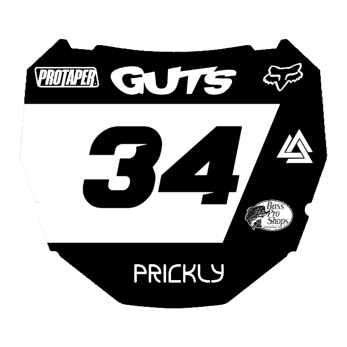 CUSTOM ODI NUMBER PLATE DECAL