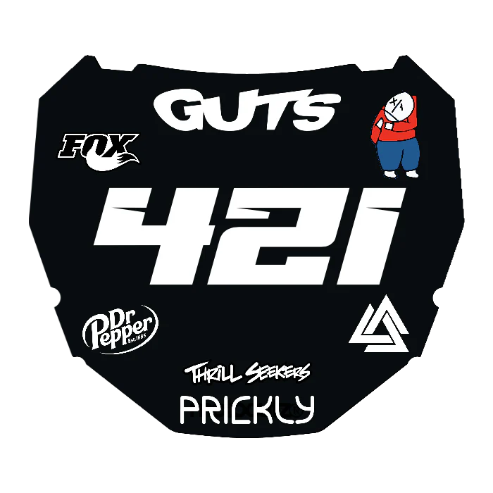 CUSTOM ODI NUMBER PLATE DECAL