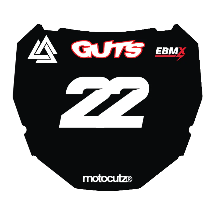 CUSTOM ODI NUMBER PLATE DECAL