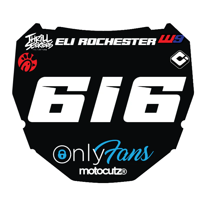 CUSTOM ODI NUMBER PLATE DECAL