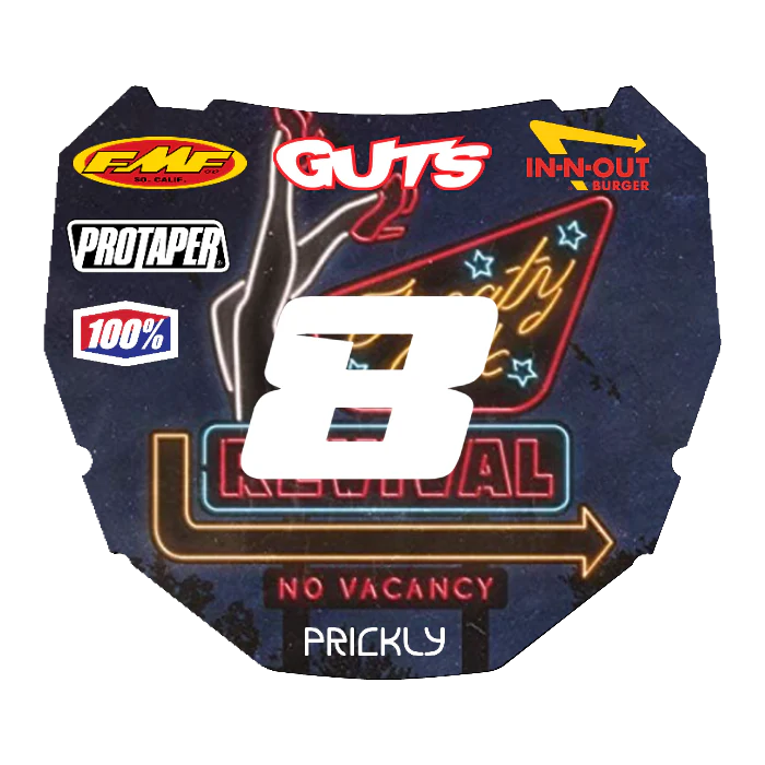 CUSTOM ODI NUMBER PLATE DECAL