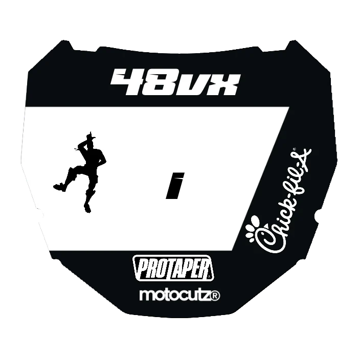 CUSTOM ODI NUMBER PLATE DECAL