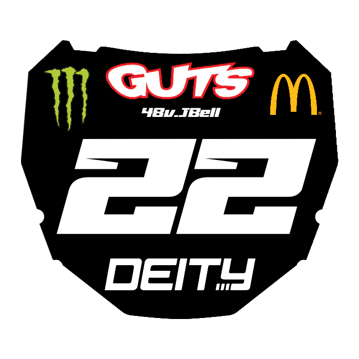 CUSTOM ODI NUMBER PLATE DECAL