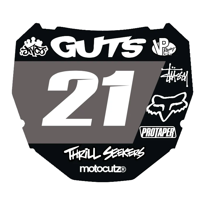 CUSTOM ODI NUMBER PLATE DECAL