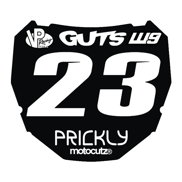 CUSTOM ODI NUMBER PLATE DECAL