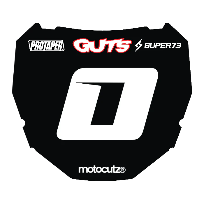 CUSTOM ODI NUMBER PLATE DECAL