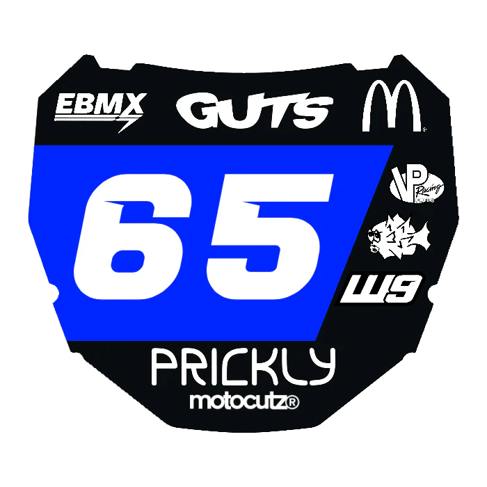 CUSTOM ODI NUMBER PLATE DECAL