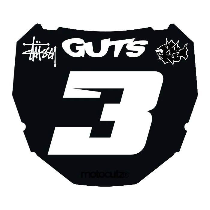 CUSTOM ODI NUMBER PLATE DECAL