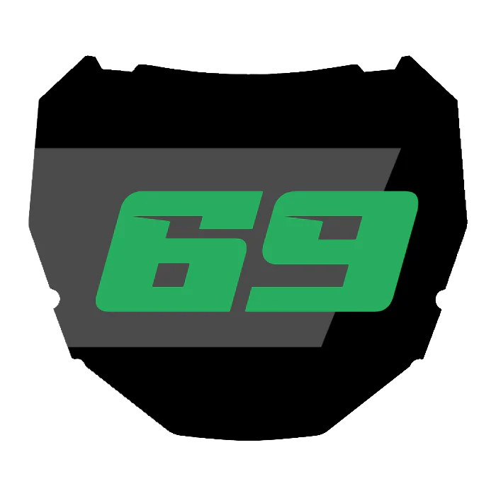 CUSTOM ODI NUMBER PLATE DECAL