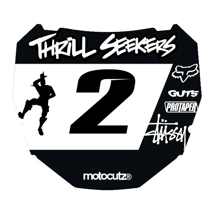 CUSTOM ODI NUMBER PLATE DECAL