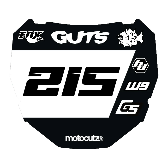 CUSTOM ODI NUMBER PLATE DECAL
