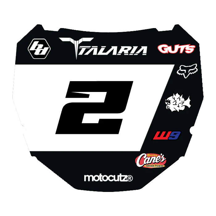 CUSTOM ODI NUMBER PLATE DECAL