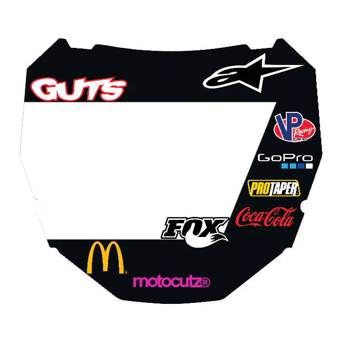 CUSTOM ODI NUMBER PLATE DECAL