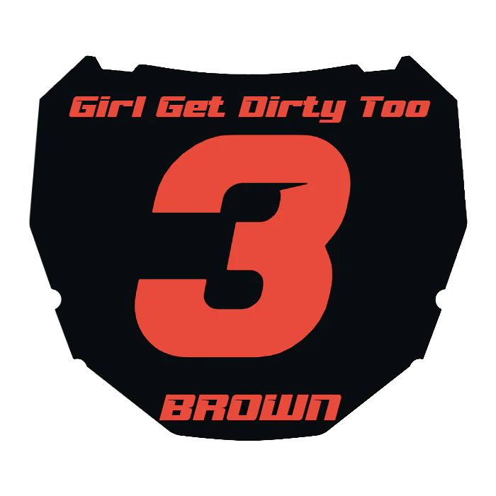CUSTOM ODI NUMBER PLATE DECAL