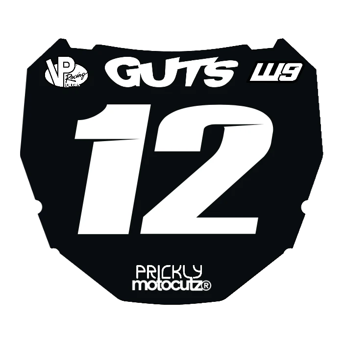 CUSTOM ODI NUMBER PLATE DECAL