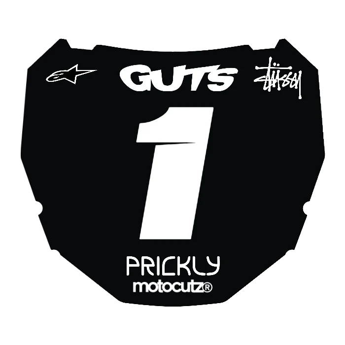 CUSTOM ODI NUMBER PLATE DECAL