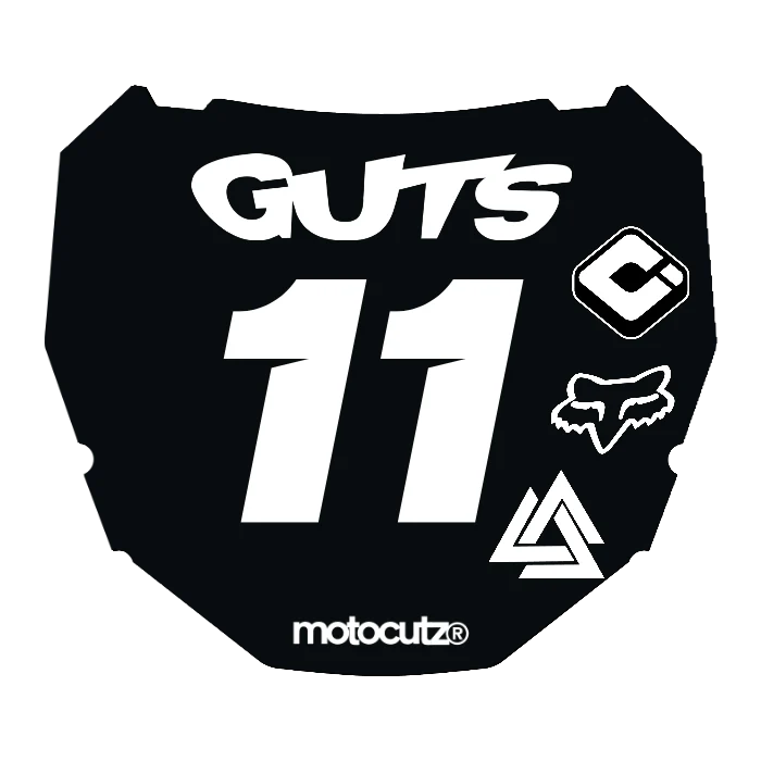 CUSTOM ODI NUMBER PLATE DECAL