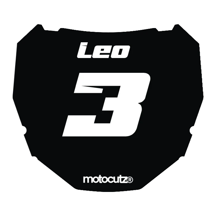 CUSTOM ODI NUMBER PLATE DECAL