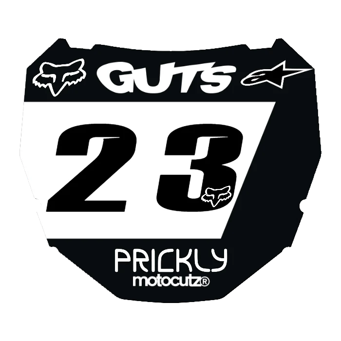 CUSTOM ODI NUMBER PLATE DECAL