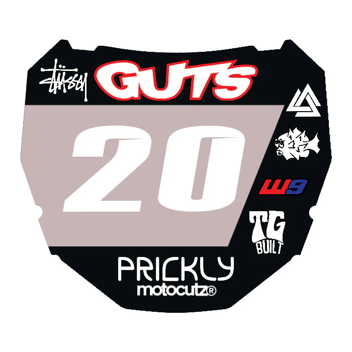 CUSTOM ODI NUMBER PLATE DECAL