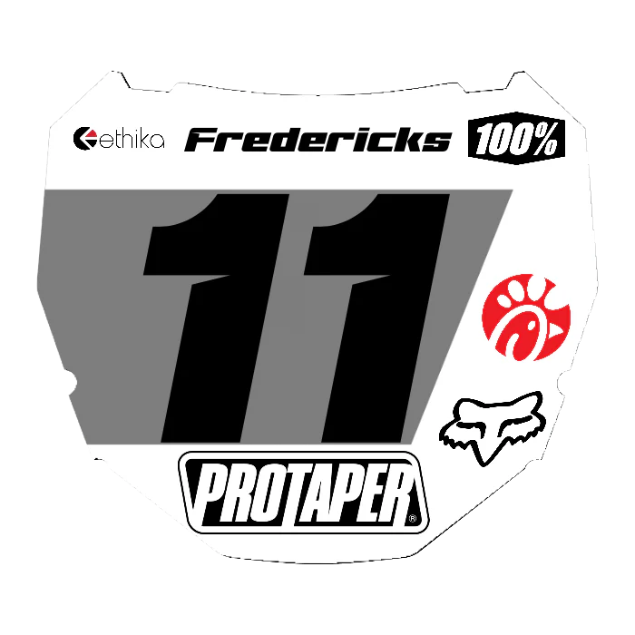 CUSTOM ODI NUMBER PLATE DECAL