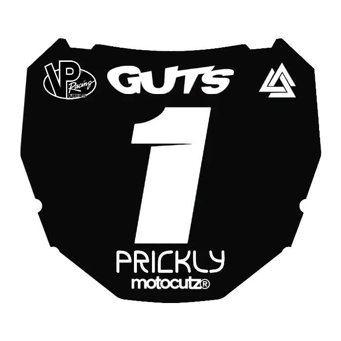 CUSTOM ODI NUMBER PLATE DECAL