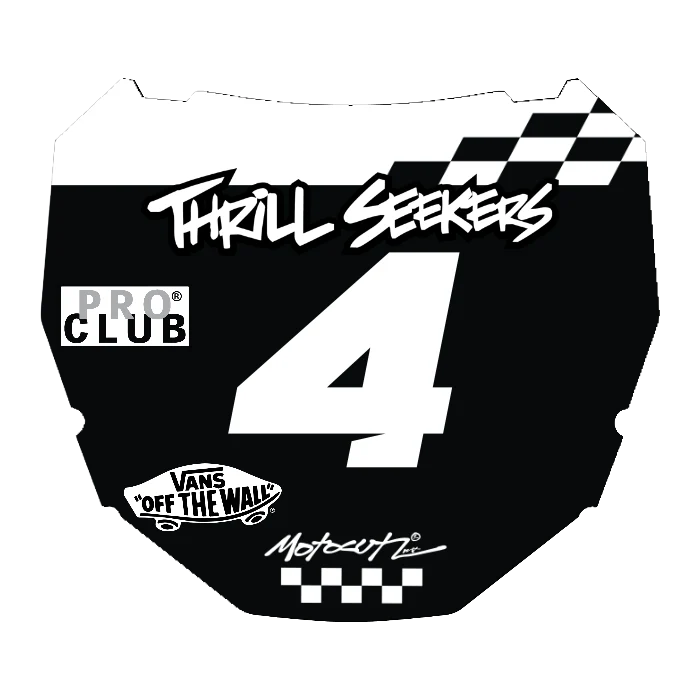 CUSTOM ODI NUMBER PLATE DECAL