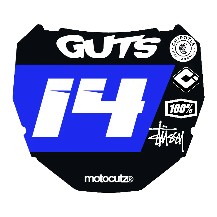 CUSTOM ODI NUMBER PLATE DECAL