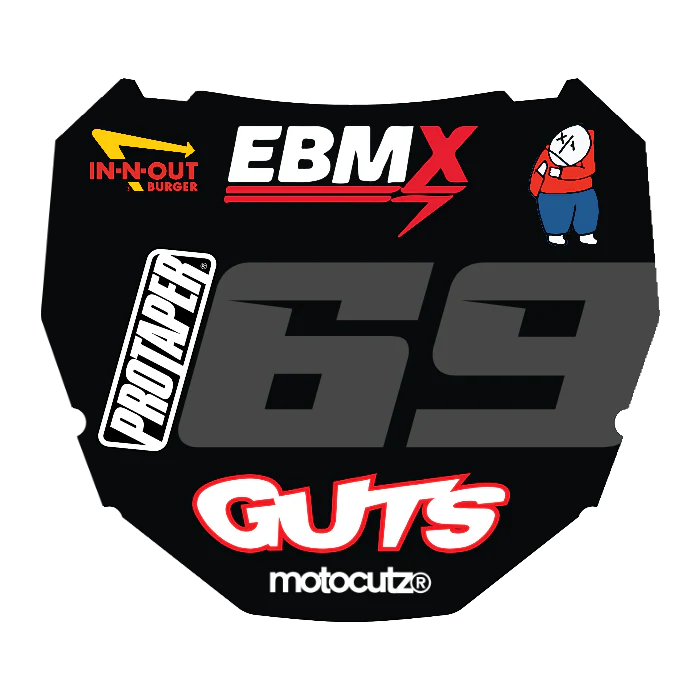 CUSTOM ODI NUMBER PLATE DECAL