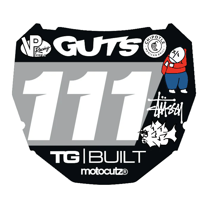 CUSTOM ODI NUMBER PLATE DECAL