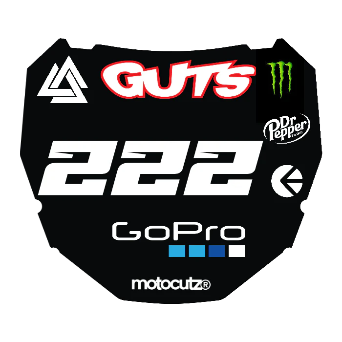 CUSTOM ODI NUMBER PLATE DECAL