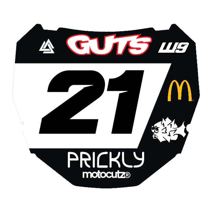 CUSTOM ODI NUMBER PLATE DECAL