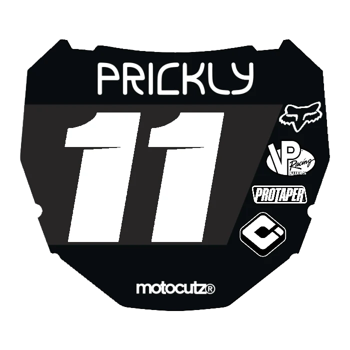 CUSTOM ODI NUMBER PLATE DECAL